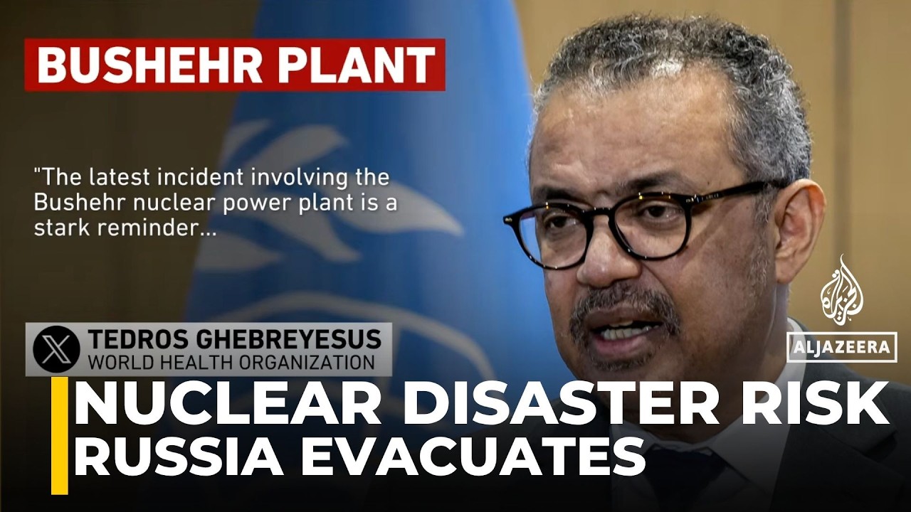 Russia evacuates workers from Iran nuclear plant.
