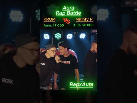 Krom vs Mighty.P - Aura Scan 📈📉 - Part 4 #aura #rap #freestyle #krom #mightypups