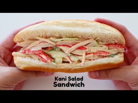 How To Make Crab Salad Sandwich | Kani Salad Sandwich Recipe❤️