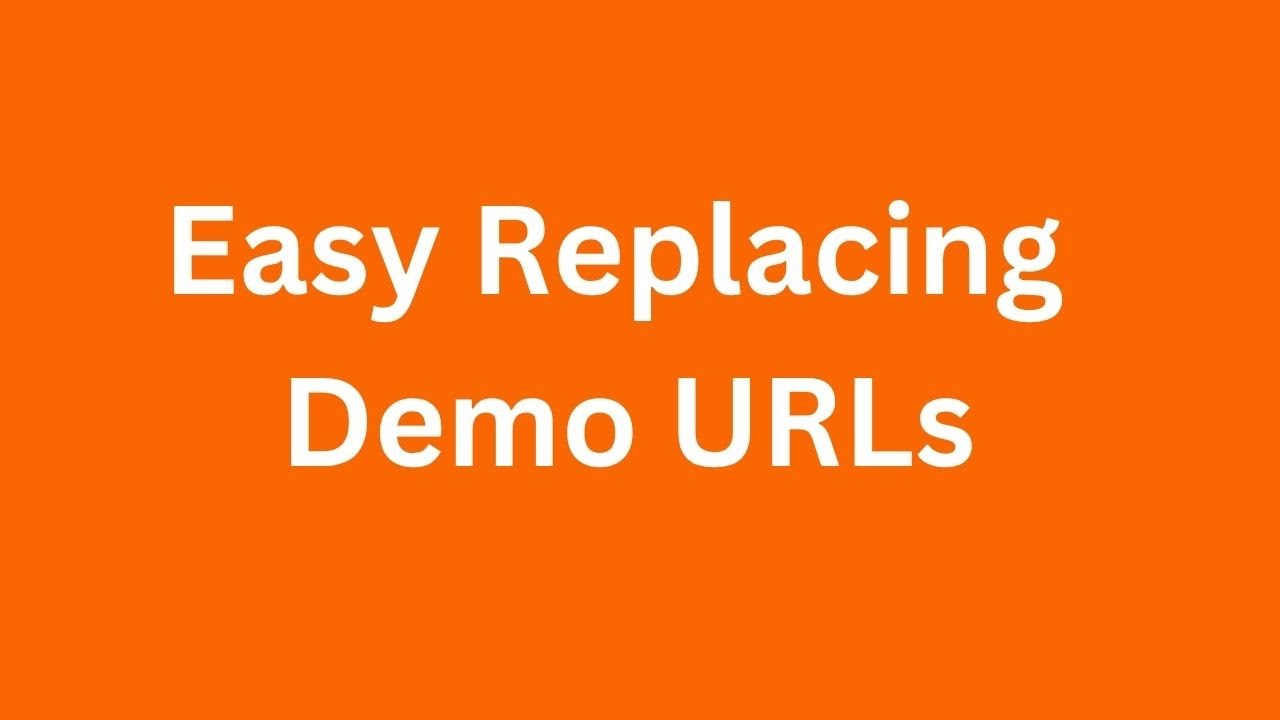 Replace Demo URL