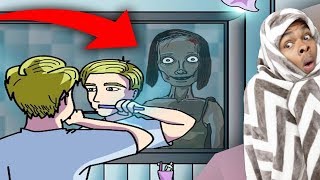 Reacting To True Story Scary Animations Part 2 (Do Not Watch Before Bed)