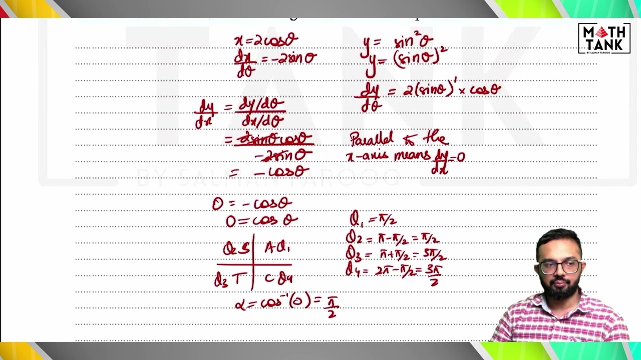 Parametric Differentiation for A2 - A Level Mathematics 9709