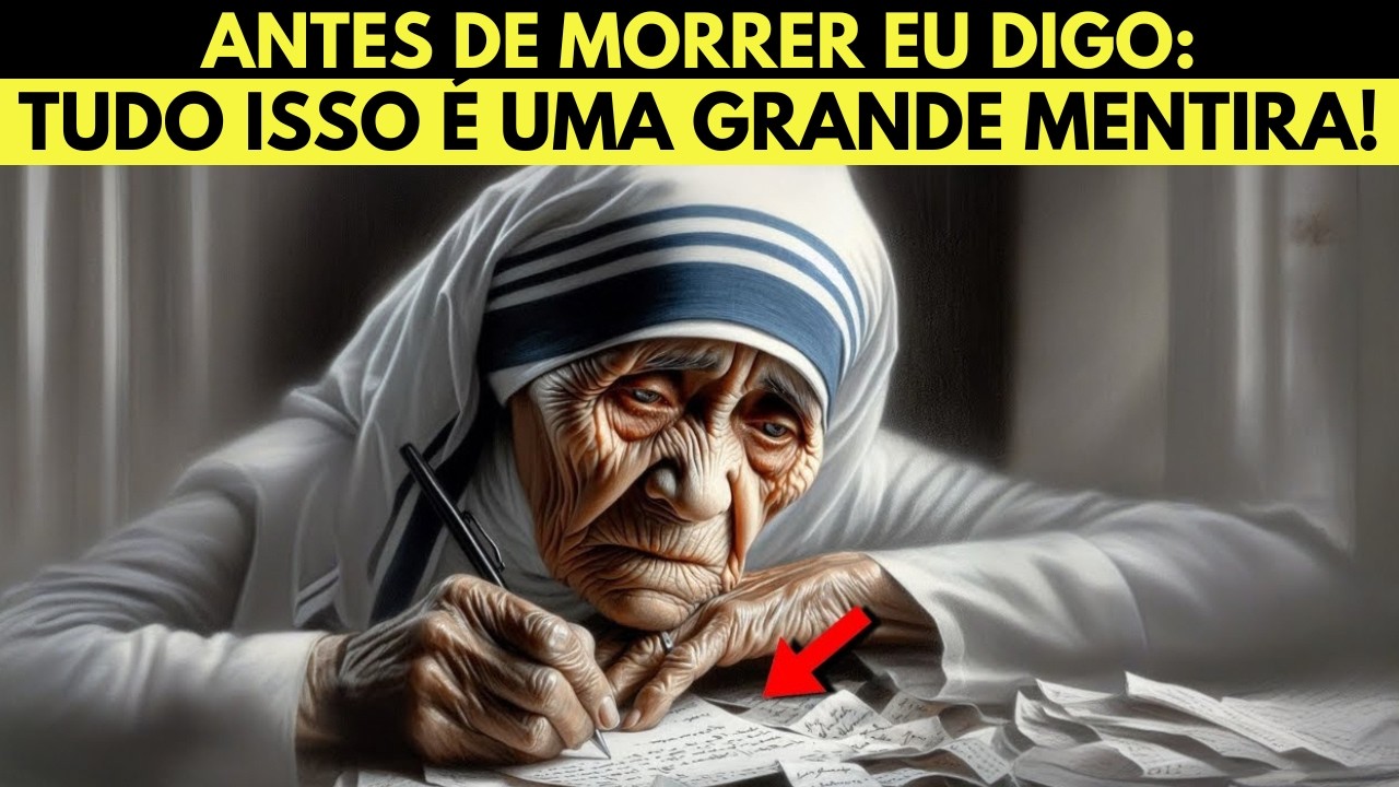 MADRE TERESA QUEBROU O SILÊNCIO COM UMA CARTA ANTES DE MORRER!