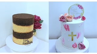 How to Decorate a Child Dedication Cake | Easy Fondant Cake Tutorial