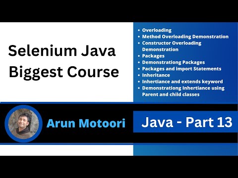 Java Part 13 Selenium Java Biggest Course
