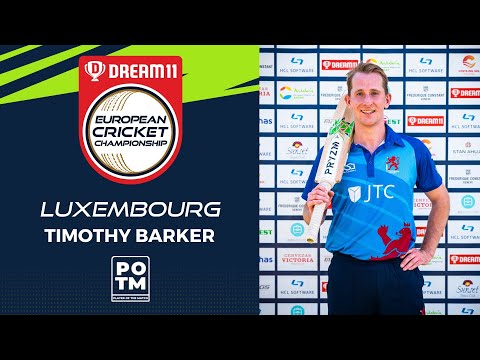 POTM: T.Barker - Group C, Match 2  - MAL vs LUX | Highlights | Dream11 ECC, 2022 | ECC22.050