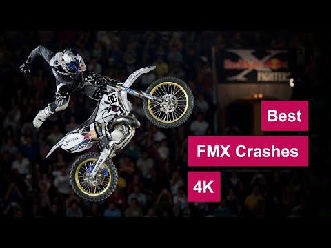 Best FMX Freestyle Motocross Crashes 4K