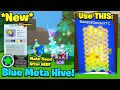 *New* BEST Blue Hive Meta Build Guide! How To Make GOOD Honey After Nerf Macroing/Boost (Bee Swarm)