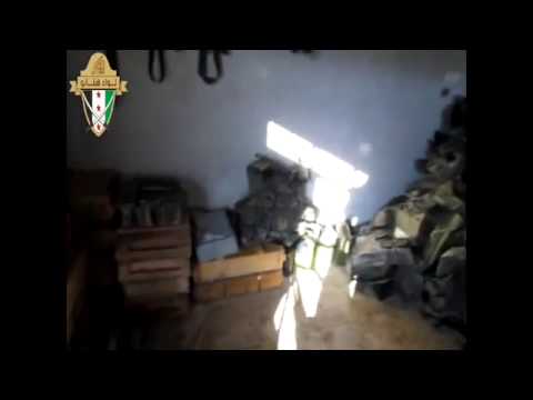 غنائم الجيش الحر بعد السيطرة على حاجز تل الذهب في كفرتخاريم في محافظة إدلب