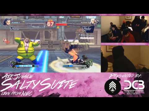 AirJuggle Salty Suite - NEC 15 -  USF4 Money Match - Brenttiscool VS. Crazy Salvi