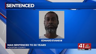 Perry man sentenced to 30 years for meth trafficking, firearms found in home