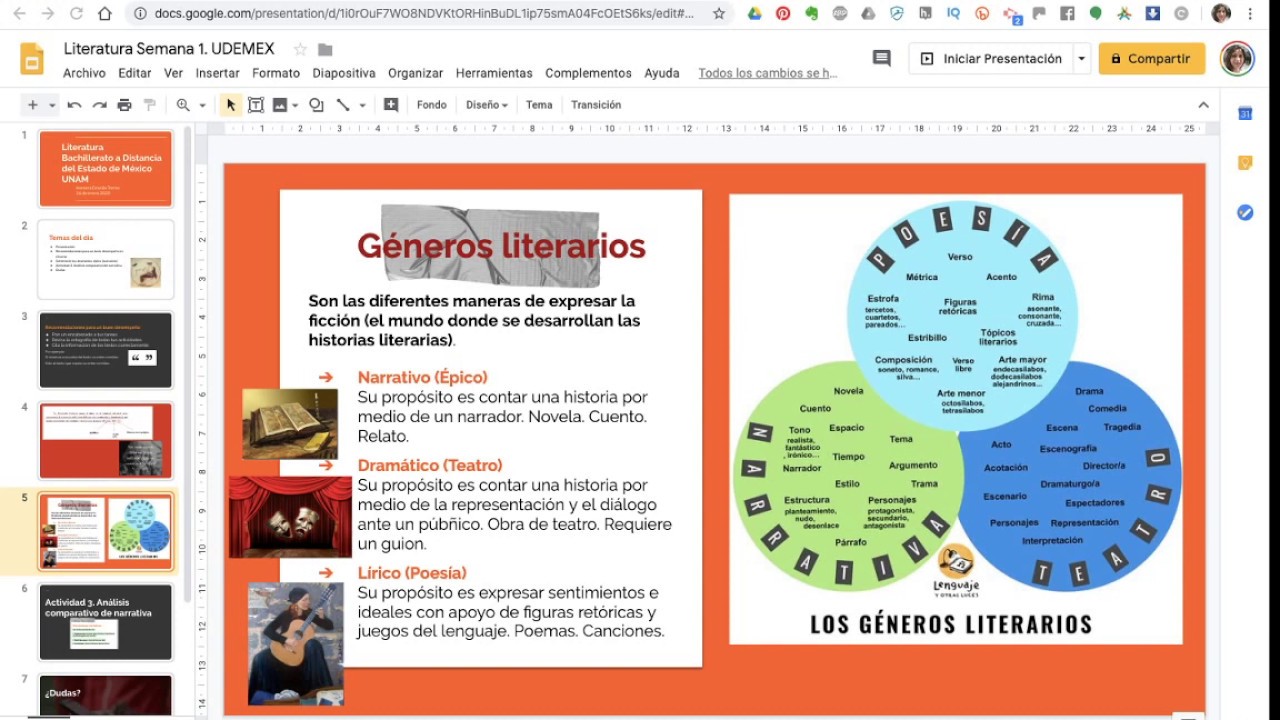 Literatura. Unidad 1. Bachillerato a Distancia 2020