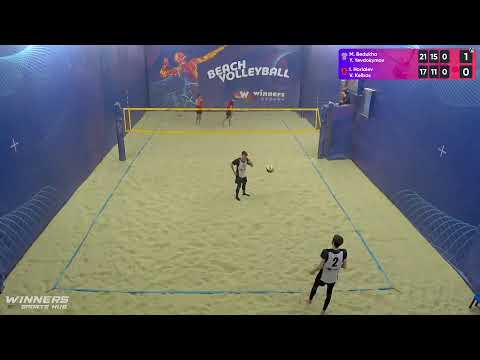 08:10 M. Bedukha / Y. Yevdokymov - I. Horiaiev / V. Kelbas 21.12.2022 | Winners Beach Volleyball
