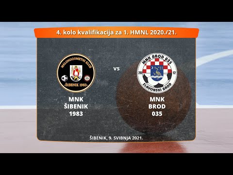 MNK Šibenik 1983 -  MNK Brod 035 - 4. kolo kvalifikacija za 1. HMNL 2020./21.