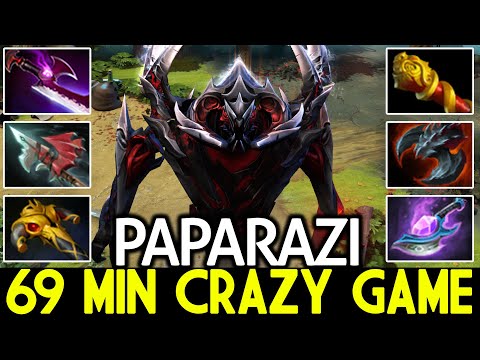 PAPARAZI [Shadow Fiend] 69 Min Crazy Game Megacreeps Comeback Dota 2