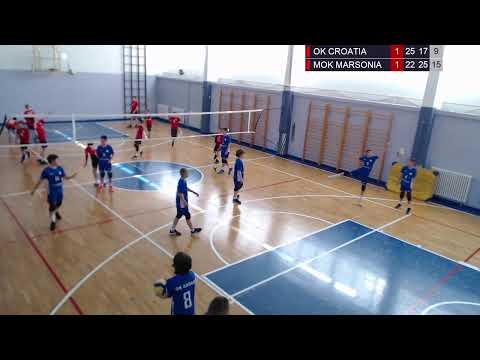 2.4.2022., PH MALA ODBOJKA, GRUPA C, OD 7. DO 9. MJESTA, OK CROATIA - MOK MARSONIA