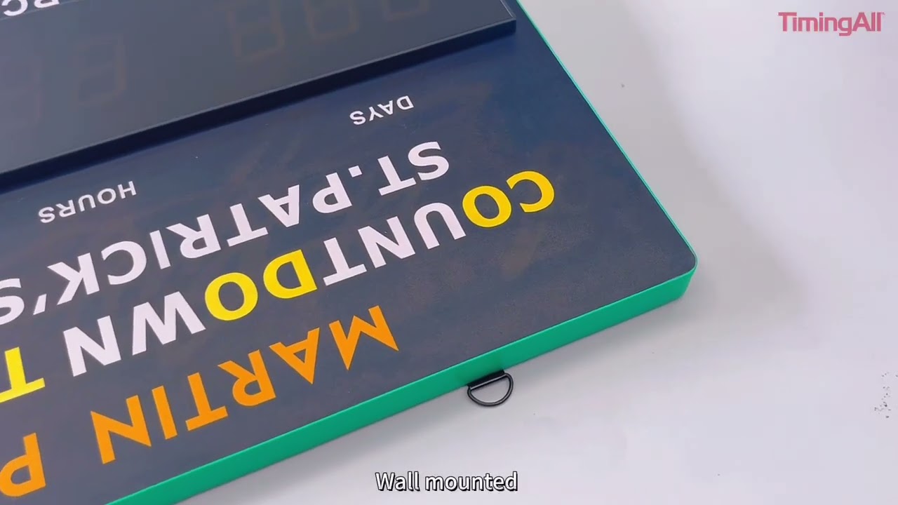 New Replaceable Day Countdown Clock with an Embedable Timer