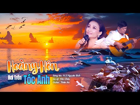 Hoàng hôn rơi trên tóc anh
