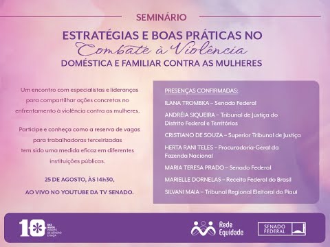 Assista ao vídeo com a íntegra do seminário