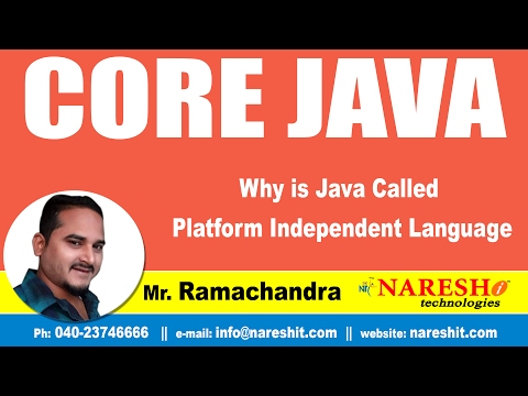 Why Is Java Called Platform Independent Language Core Java Tutorial