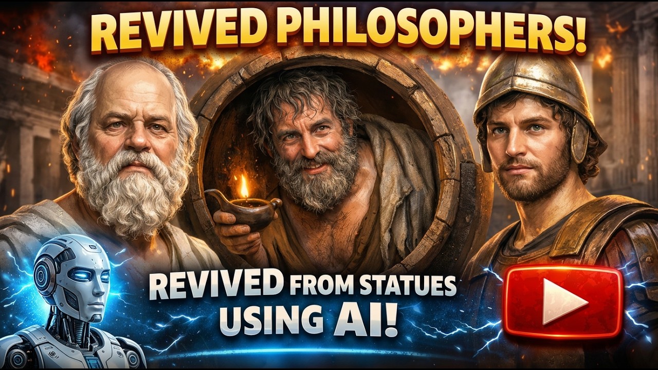 💡 AI Brings Ancient Greek Philosophers to Life: Socrates, Plato, Aristotle & More!