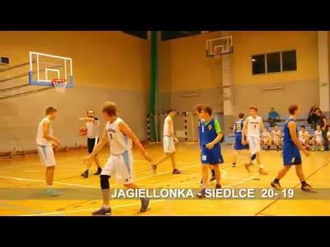 JAGIELLONKA Warszawa - SKK SIEDLCE 26:23 mecz koszykówki U-14