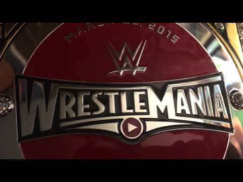 Wrestlemania 31 sideplates for WWE Network Logo Replica Belt