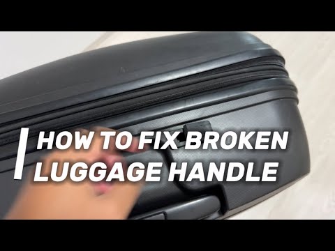 Now I Know How: To fix broken luggage handle