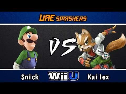 SSB4 @ Al Majlis 2/9/2016: Snick (Luigi) vs Kailex (Fox, Ryu) - Swiss R6