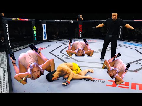 🔥  Bruce Lee vs. Worm Girl (EA Sports UFC 4)