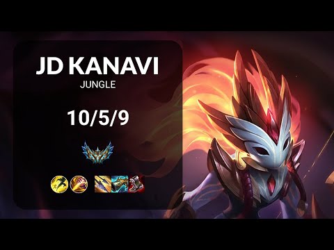 JD Kanavi Kindred vs Graves JUNGLE - KR CHALLENGER Patch 14.22