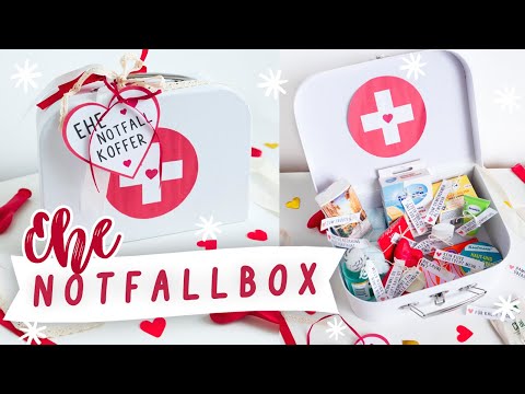 Ehe-Notfallkoffer selber machen | Notfallkorb als Hochzeitsgeschenk | SOS Notfallbox | TRYTRYTRY