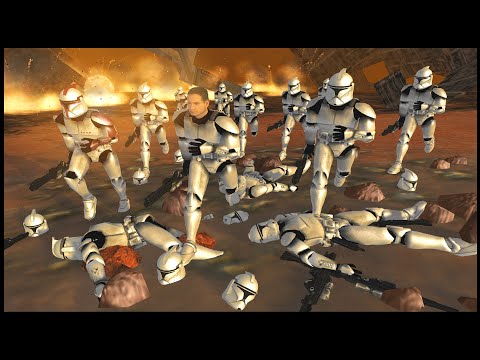 New CLONE ARMY Takes on the DROID FORTRESS?! - Men of War: Star Wars Mod Battle Simulator