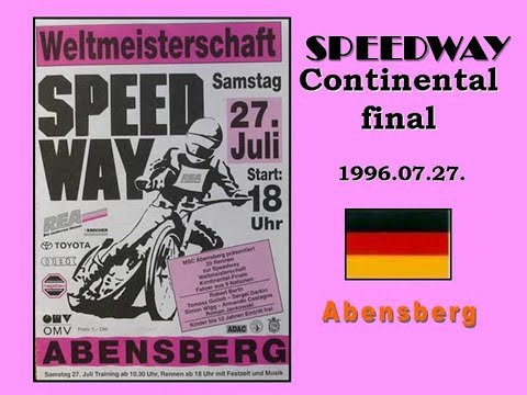 27.07.1996.Speedway Continental final - Abensberg (GER)