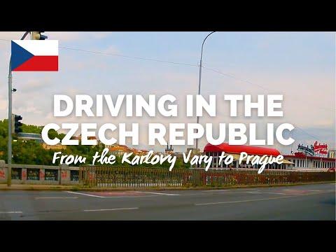 Driving in Czech Republic from Karlovy Vary to Prague | Czech Roads & Prague City