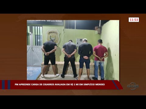 PM apreende carga de cigarros avaliada em R$ 1 MI em Simplício Mendes 14 03 2023