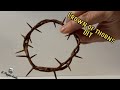 Crown of thorns diy tutorial