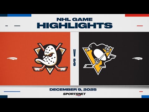 NHL Highlights | Ducks vs. Penguins - December 9, 2025