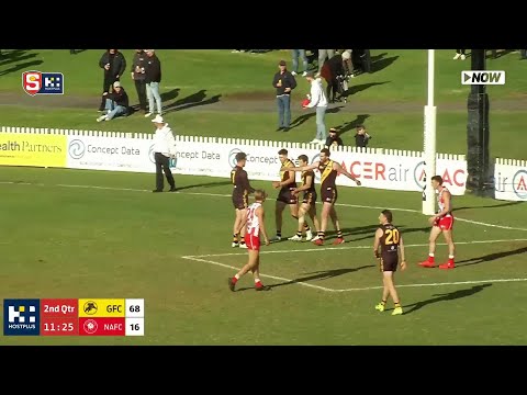 Glenelg's Riley Holder soccers through great team goal - Rd 9 Hostplus SANFL Snapshot
