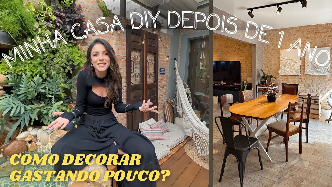 TOUR pela minha CASA! "DIY Decor" ( Como ela está em Julho 2023 )