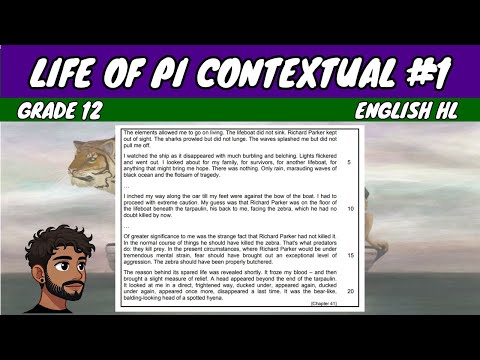 Life of Pi Contextual #1 | Grade 12 English HL