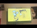Opening To Popeye The Sailor Man Vol 1 DVD 2007 Disc 3 Popeyethesailor Maxfleischer