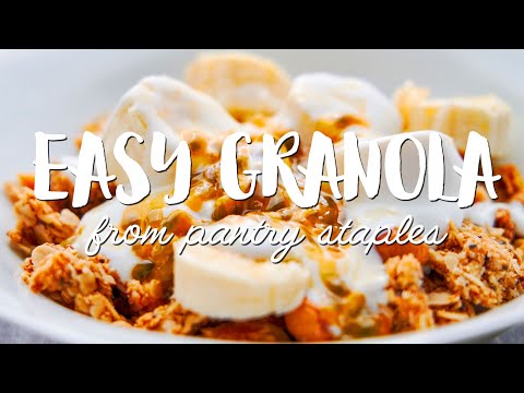 Make Granola At Home (Easy Granola Recipe)