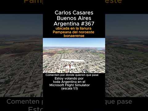 Carlos Casares, Buenos Aires desde el Microsoft Flight Simulator #carloscasares #buenosaires #msfs