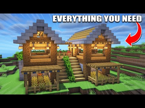 EPIC Minecraft Ultimate Survival House Tutorial 🏡