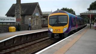 preview picture of video 'Class 185 Departs Grange-Over-Sands'