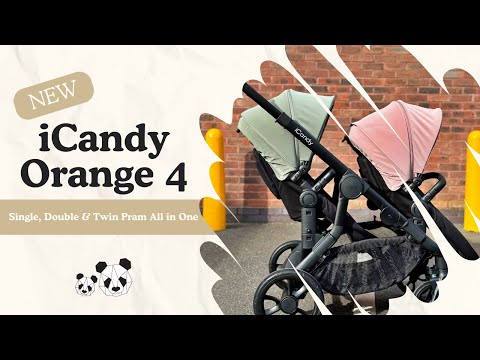 NEW iCandy Orange REVIEW: A Single, Double & Twin Pram All In One