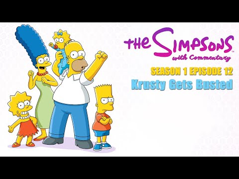 The Simpsons with Commentary Season 1 Episode 12 - Krusty Gets Busted