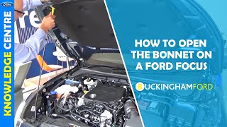 How to open the bonnet of an All New Focus