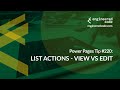 Power Pages Tip #220 - List Actions - View vs Edit - Engineered Code